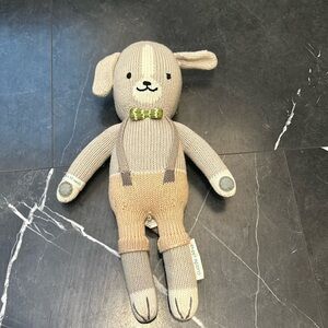 Cuddle&Kind Noah the Dog Hand Knit Stuffed Animal